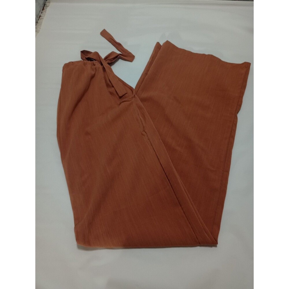 Hyfve Spaghetti Strap Terracota Jumpsuit Overalls  Women's M Style HF22E796